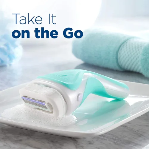 Vista 8 de Recargas para maquinilla de afeitar Schick Intuition Sensitive Skin para mujeres con vitamina E y aloe, paquete de 1 (contenido de 3)