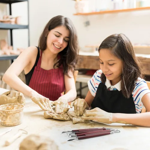 Vista 2 de Kit de herramientas de escultura de arcilla de 11 piezas, herramientas de arcilla polimérica para cerámica, herramienta de cerámica de doble cabezal