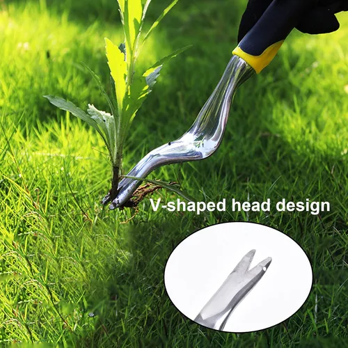 Vista 7 de Herramienta manual para quitar malas hierbas, herramienta manual para jardín, herramientas de jardín para jardinería, eliminación de malezas