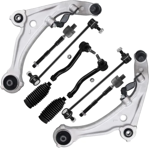 Vista 208 de Detroit Axle - Kit de suspensión de 10 piezas para Nissan Frontier Xterra Pathfinder 2005-2012, 4 brazos de control superiores inferiores