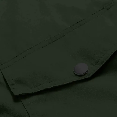 Vista 4 de Chubasqueros para mujer, impermeables, ligeros, de manga larga, cortavientos, tallas grandes, con cremallera, bolsillos