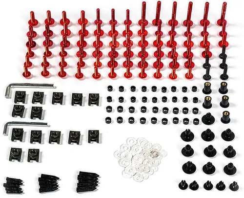 Vista 8 de Kit de pernos de carenado para Honda CBR650F 2014 2015 2016 2017 2018 Tornillos de carenado - Negro
