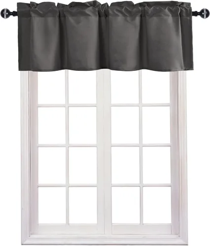 Vista 30 de JIUZHEN Cortinas de cenefa para cocina, cenefas para ventana de sala de estar/sótano, cortinas de ventana de baño, aislamiento térmico, paneles