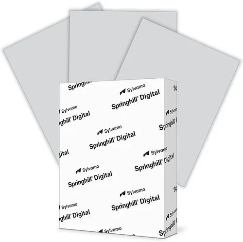 Vista 4 de SPRINGHILL CARDSTOCK - Papel de 8.5 x 11 pulgadas, 67 libras, 5.19 oz/m², 250 hojas (azul)