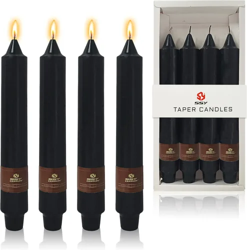 Vista 38 de Velas de hechizo blanco de 5 pulgadas, velas cortas cónicas de vigilia, velas de campanilla, 4 unidades para oración y meditación de fe religiosa