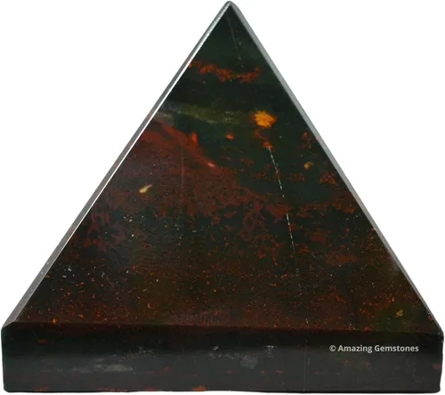 Vista 42 de Amazing Gemstone Piedras curativas de cristal de pirámide de piedra lunar arcoíris – Estatuilla de pirámide de piedra natural de 1 pulgada