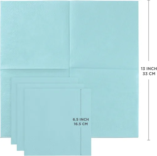 Vista 173 de Servilletas negras para bebidas, servilletas de papel desechables de 3 capas para bar, cóctel, bodas, cumpleaños, fabricadas en la UE, (20 unidades)