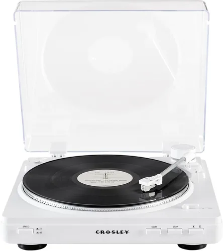 Vista 20 de Crosley KT400A-BK - Tocadiscos Bluetooth de 2 velocidades totalmente automático con altavoces estéreo S100A, color negro