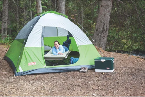 Vista 9 de Coleman Colchón de aire con parte superior de felpa suave Cama de aire inflable de una sola altura EasyStay
