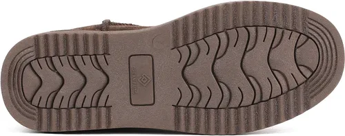 Vista 5 de DREAM PAIRS Botas de nieve de invierno de alta calidad para mujer, cálidas, cómodas, para exteriores, para mujer
