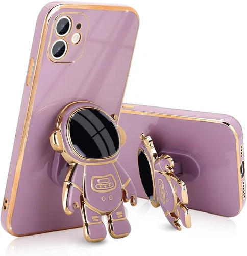 Vista 7 de Pepmune - Funda compatible con iPhone 11, diseño de astronauta 3D lindo, protección para la cámara, respaldo suave a prueba de golpes para la Negro