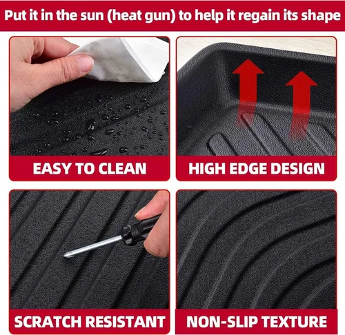 Vista 6 de Naibeve Alfombrillas para Chevrolet Bolt EV 2017-2023 (no para EUV), para todo tipo de clima, para Chevrolet Chevy Bolt EV, accesorios