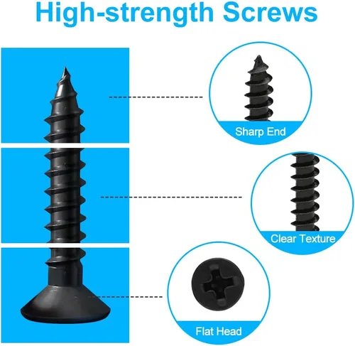Vista 3 de Vicuna R 40 soportes en L, soportes negros pequeños en L para madera, soporte de esquina de acero inoxidable, soporte de metal en ángulo recto