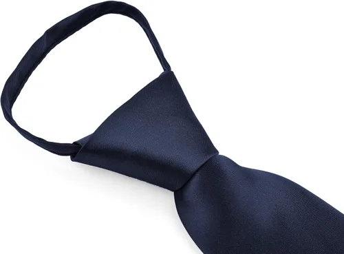 Vista 2 de Lazos de cremallera para hombres, corbatas de microfibra tejidas con cremallera, corbata de cuello con acabado de seda satinada, para hombres