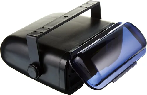 Vista 4 de Pyle Receptor de radio marino de 300 vatios con Bluetooth, auxiliar, USB, conexiones RCA, panel frontal digital, cubierta abatible, carcasa