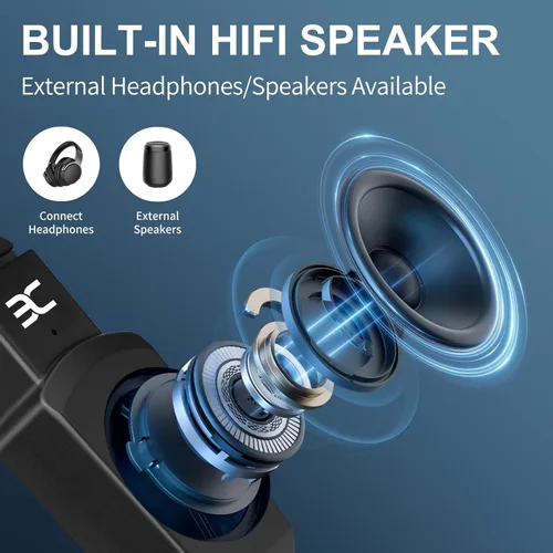 Vista 4 de EX Instrumento de viento digital eléctrico, saxofón eléctrico, con 12 tonos, 3 modos de digitación, rango de 3 octavas, vibrato automático y Negro