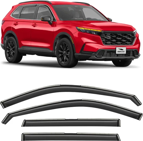 Vista 15 de Voron Glass Protectores de lluvia extra duraderos en canal para Chevrolet (Chevy) Blazer 2019-2026, deflectores de ventana, viseras de ventana