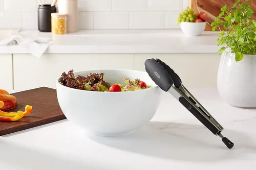 Vista 9 de OXO – Pinzas con buen mango con extremo de silicona, Negro
