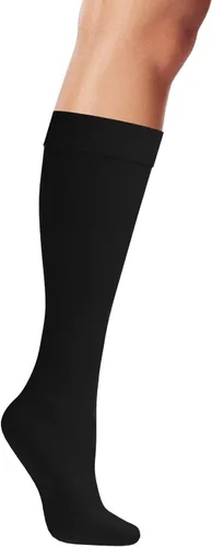 Vista 5 de Winterlace Calcetines para mujer, 6 pares de calcetines de vestir de nailon hasta la rodilla, opacos, elásticos