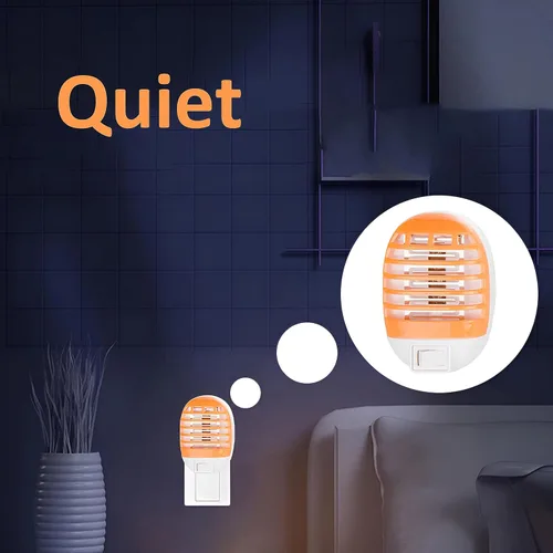 Vista 3 de Trampas para moscas de interior para el hogar, PARSMIC - Trampa para mosquitos, matamoscas eléctrica, matamoscas - naranja, 2