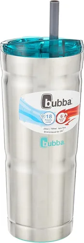 Vista 10 de Bubba Brands Envy S - Vaso de acero inoxidable aislado al vacío, 24 onzas con tapa y popote, sin BPA, ideal para café helado o agua, apto