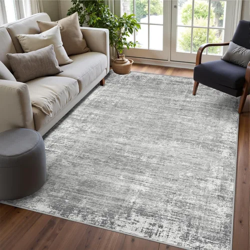 Vista 60 de zesthome Alfombras de 5 x 7 pulgadas - Alfombra lavable resistente a las manchas, alfombras modernas abstractas para sala de estar, dormitorio