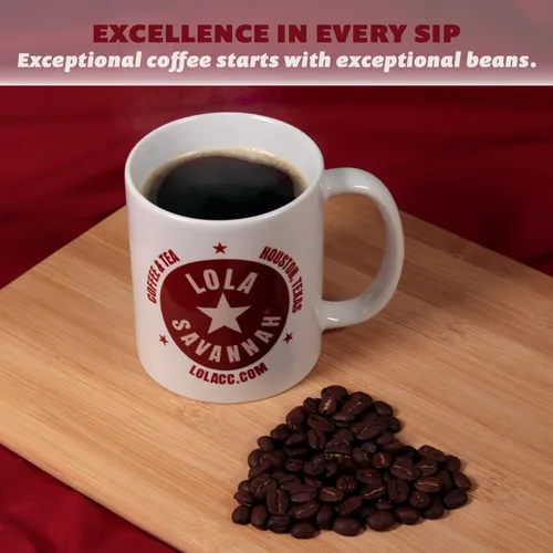 Vista 6 de Lola Savannah Café con cafeína en grano entero Almond Bliss, 2 libras
