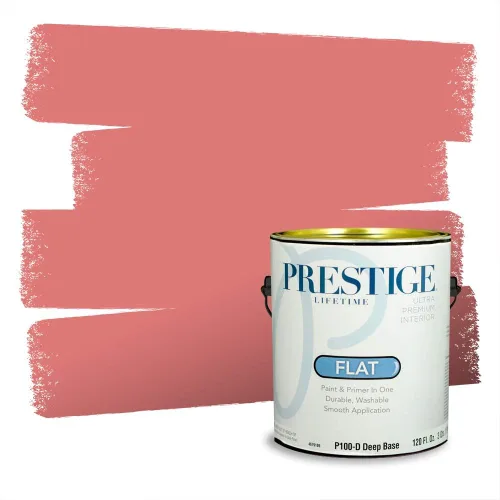 Vista 535 de Prestige Paints Pintura exterior e imprimación en uno, 1 galón, plano, coincidencia comparable de Valspar* Amber Rose*