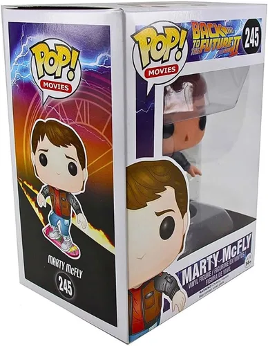 Vista 3 de Funko POP Movies Volver al futuro 2 Figura de vinilo exclusiva de Marty McFly en Hoverboard