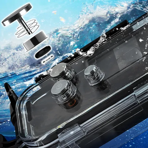 Vista 5 de LICHIFIT Funda de buceo impermeable para DJI Osmo Pocket 3 Casos de la cámara 45M cubierta protectora subacuática cubierta de buceo Shell Cage