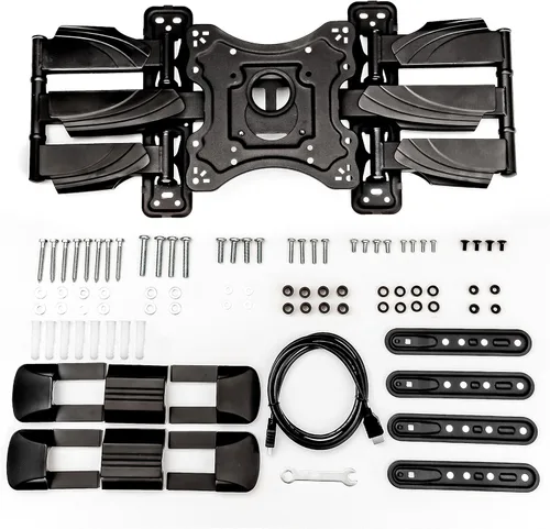 Vista 4 de InstallerParts Soporte de pared de esquina para la mayoría de televisores de pantalla plana LED LCD OLED de plasma de 23 a 55 pulgadas con brazo