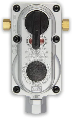 Vista 7 de AP Products Paquete LP de control de tanque con regulador de gas LP de cambio automático Flame King