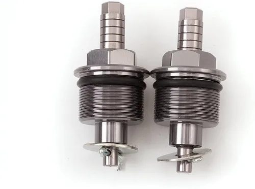 Vista 8 de FXCNC Ajustadores de precarga de motocicleta de 1.220 in Pernos de horquilla Amortiguador de choque de aluminio y tornillos compatibles con hornet