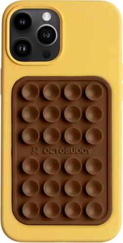 Vista 9 de OCTOBUDDY Classic MAX - Funda adhesiva de silicona con succión para teléfono - Manos libres, soporte de agarre fuerte para selfies y videos