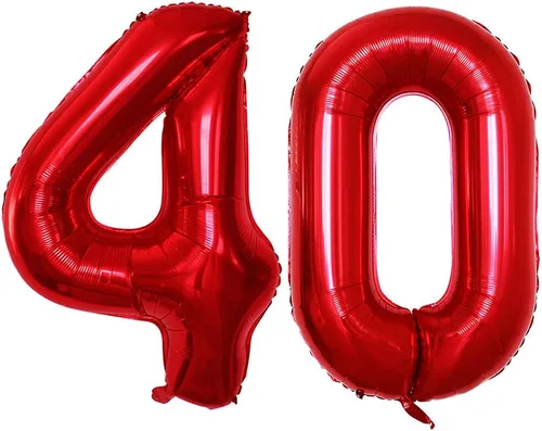Vista 111 de GOER Globos con el número 80 para decoraciones de fiesta de cumpleaños número 80, globos de helio de aluminio jumbo de 42 pulgadas para 80 Oro rosa