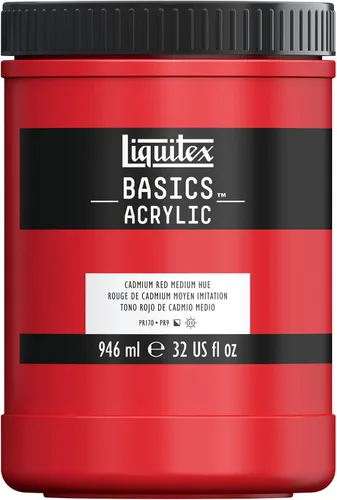 Vista 102 de Liquitex BASICS Pintura Acrílica, Tubo de 250ml (8.5 oz), Azul Ftalocianina