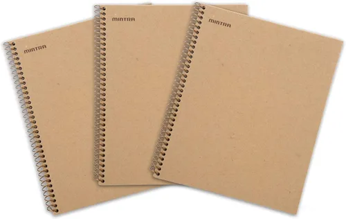 Vista 16 de Mintra Office - Cuadernos 100% reciclados, caña de azúcar, Design Cover 3pk