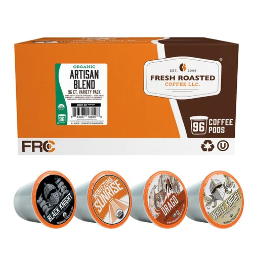Vista 44 de Fresh Roasted Coffee, Blackbeard's Revenge, tueste medio, 24 cápsulas para cafeteras K-Cup
