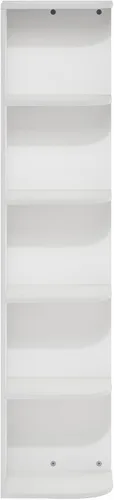 Vista 239 de Furinno - Estantería de cubos de 5 niveles serie Luder para libros y almacenamiento, color roble francés