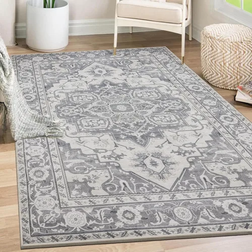 Vista 13 de MaxRugrs Alfombras de Área de 2x3 pies para Entrada, Cocina - Resistentes a las Manchas y Lavables, Tapete Vintage para Puerta Frontal