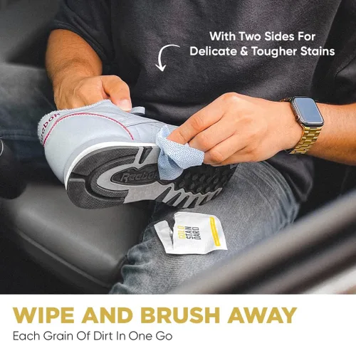 Vista 6 de Gold Standard Premium Shoe Cleaning Kit - Sneaker Cleaning Kit for Tennis, Leather, Canvas White Shoe Cleaner Sneakers Kit