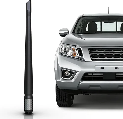 Vista 21 de TEKK Carbon Fiber Short Antenna Compatible with 2006 to 2026 Silverado 1500 / GMC Sierra 1500/7.9 Inches Premium Flexible Rubber/Designed for