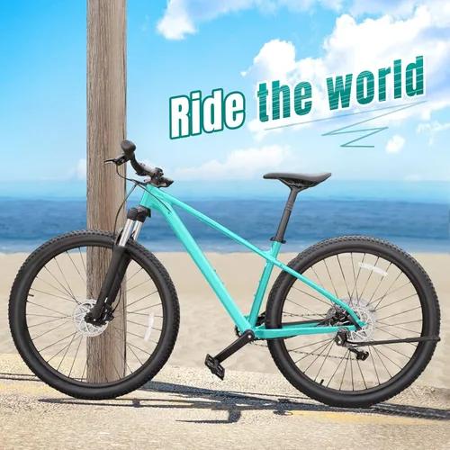 Vista 7 de Soporte para bicicleta de 0.709 in con espacio de agujeros para bicicleta de montaña, soporte trasero para bicicleta de bicicleta de 24 pulgadas