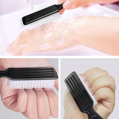 Vista 3 de NICEMOVIC 10 cepillos de uñas para limpiar las uñas, cepillo limpiador de uñas con agarre de mango, cepillo limpiador de uñas de mano, herramientas