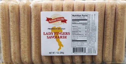 Supremo Italiano Savoiardi Ladyfingers Lady Fingers, paquetes de 7 onzas (paquete de 2) - Juego de 2