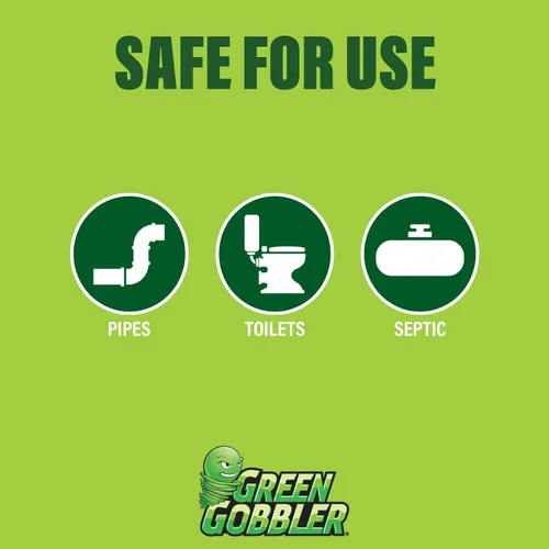 Vista 8 de Green Gobbler POWDER PLUNGER - Removedor de obstrucciones para inodoro, paquete de 2 unidades, peso neto de 16.5 onzas