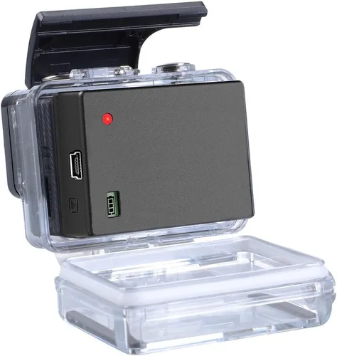 Vista 4 de Suptig BacPac Backdoor Compatible para GoPro Hero4 Plata, Hero4 Negro, Hero3+ Cámaras Carcasa para GoPro BacPac Pantalla LCD Batería Extendida BacPac