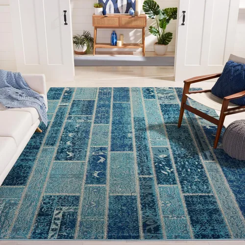 Vista 8 de Safavieh Colección Mónaco mnc216p entramado geométrico moderno y camino de mesa múltiple (2 "2" X 8)