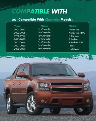 Vista 2 de SCITOO Compatible con: kit de pies 1.5 "Kit de elevación de nivelación trasera para Chevrolet TAHOE para Suburban AVALANCHE 2001-2018