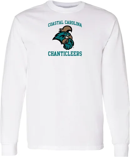 Vista 12 de NCAA oficial de College – University Team Color Arco Logo Manga Larga